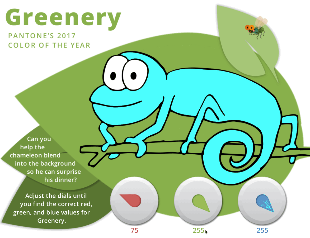 Storyline Chameleon Color Dial ELearning Examples E
