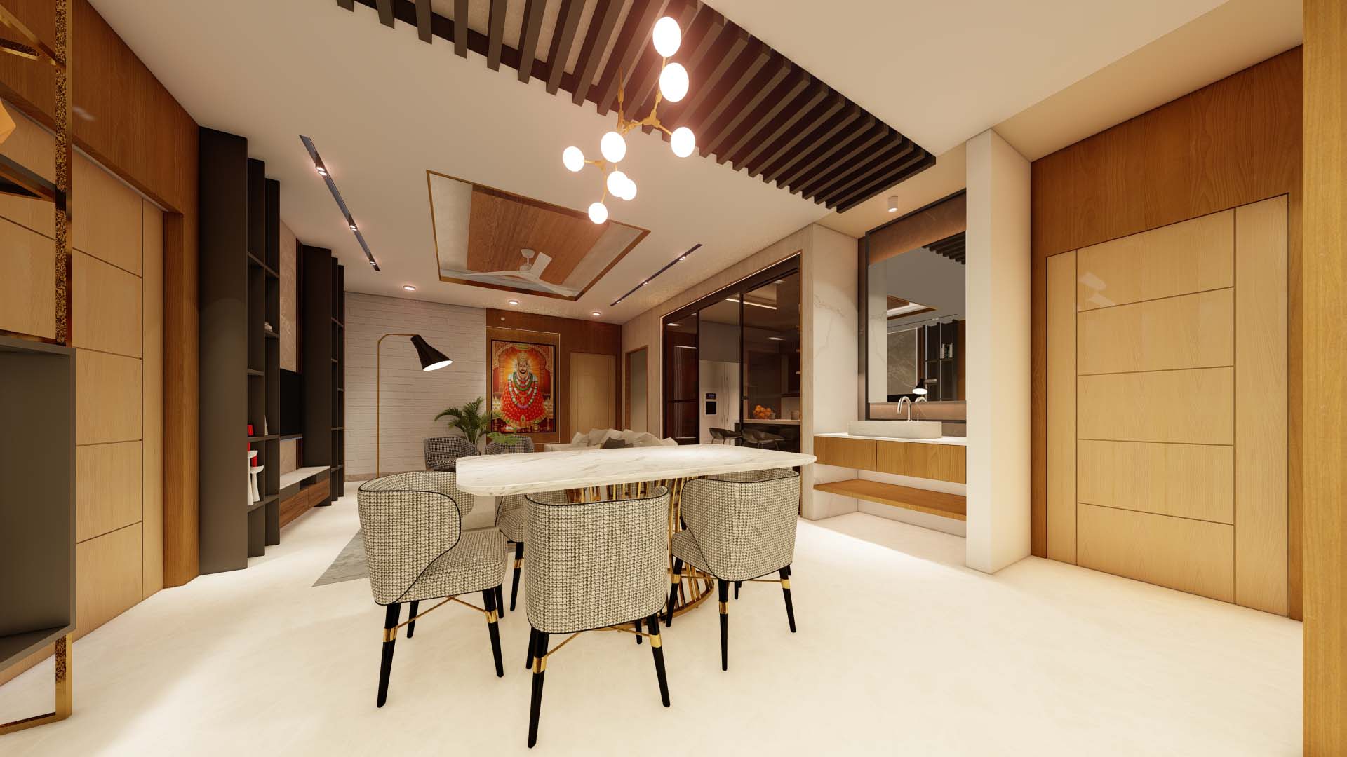 Akash lihala residence Artifex Interio
