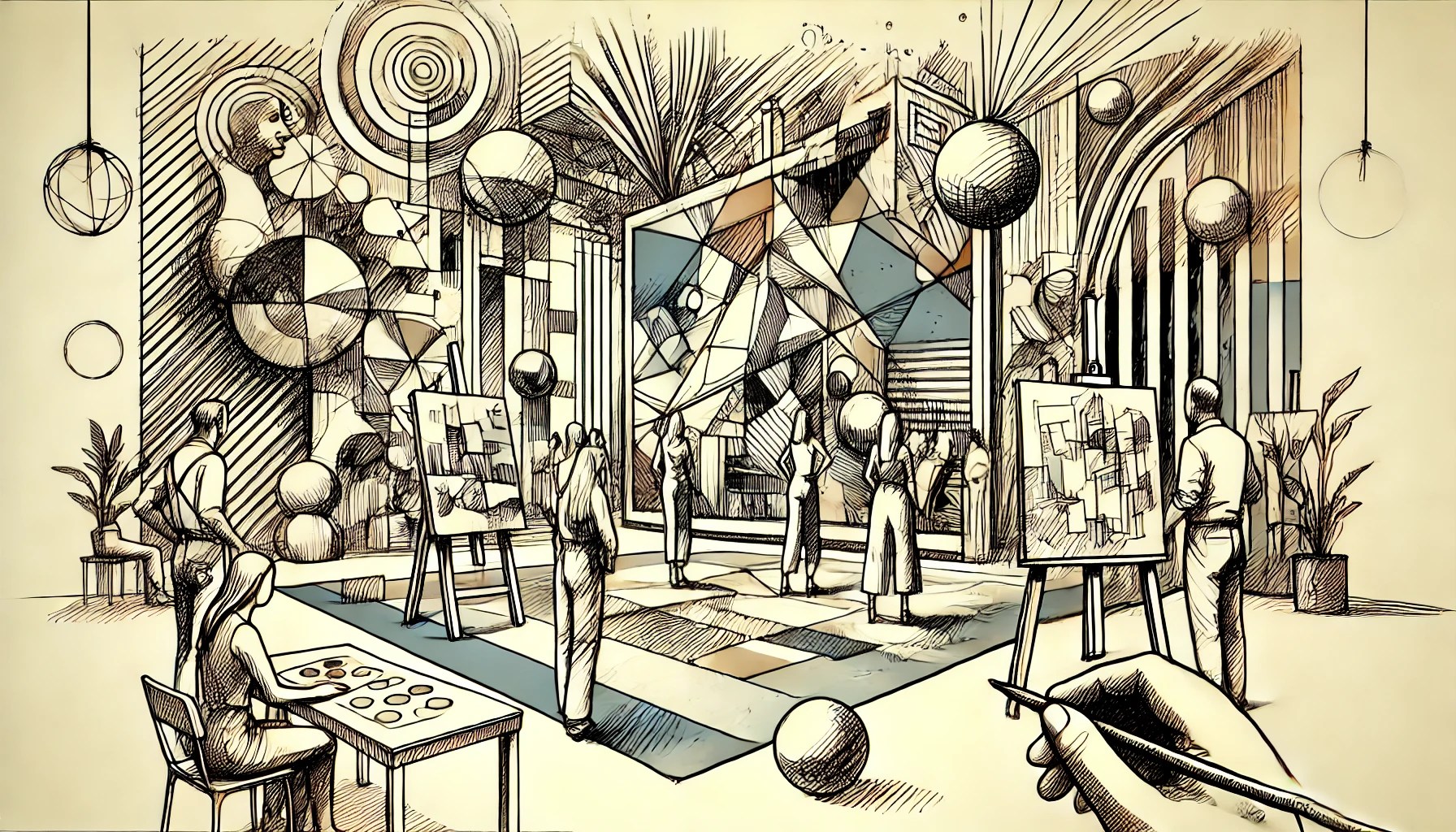 How to Use Abstract Art to Challenge Perceptions Artificial Paintings(03)