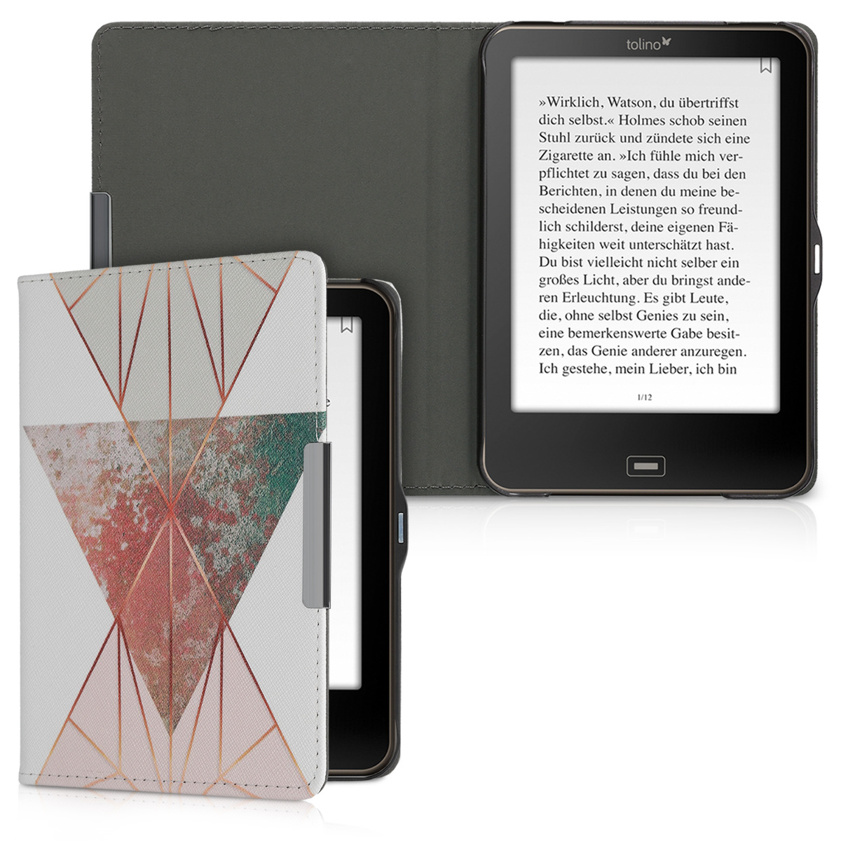 Hülle für Tolino Vision 1 2 3 4 HD eReader Klapphülle Cover e Reader