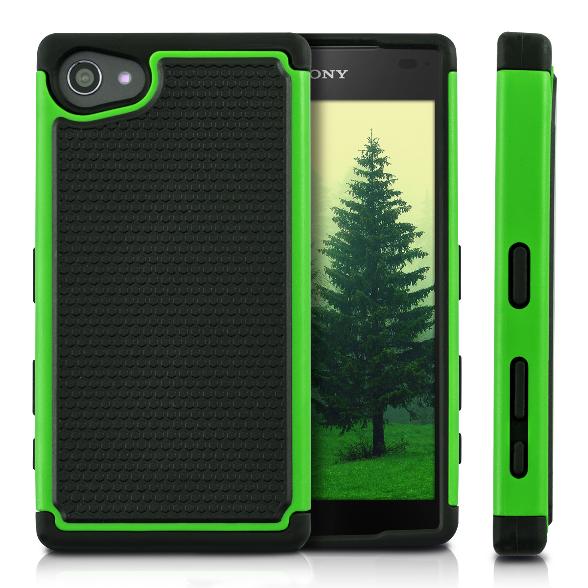 kwmobile HYBRID CASE FOR SONY XPERIA Z5 COMPACT TPU OUTDOOR HARD SHELL