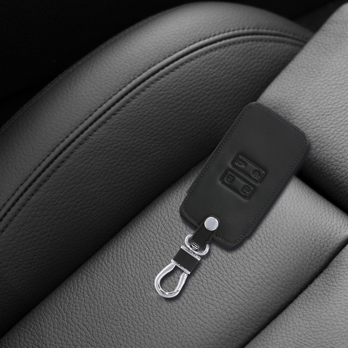 Funda protectora para llave de coche Renault de cuero sintético eBay