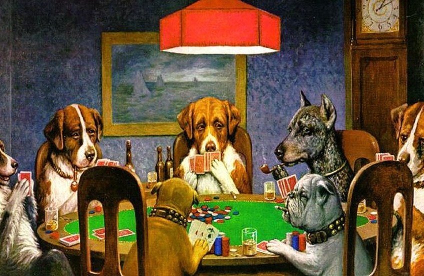 What Is The Painting Of The Dogs Playing Poker