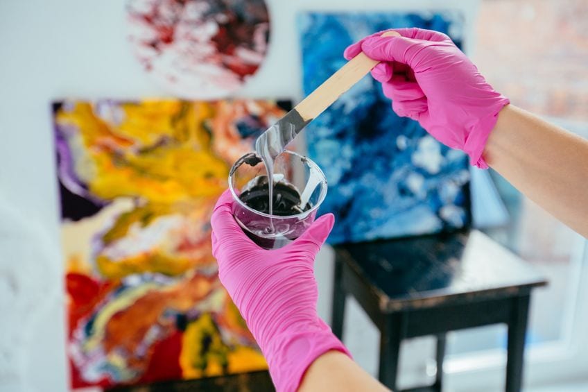 How to Thin Acrylic Paint Mediums for Washes and Pours