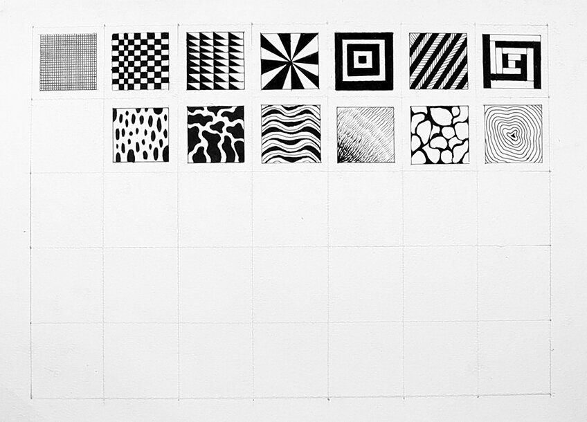Horizontal Line Drawing