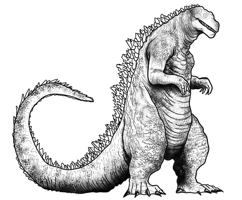 Discover more than 108 realistic godzilla drawing latest seven.edu.vn