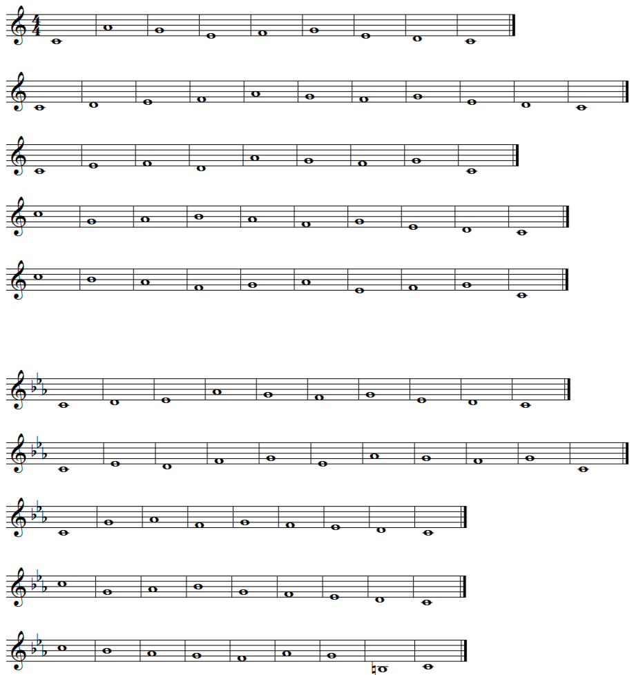 Artinfuser Exercise Composing counterpoint