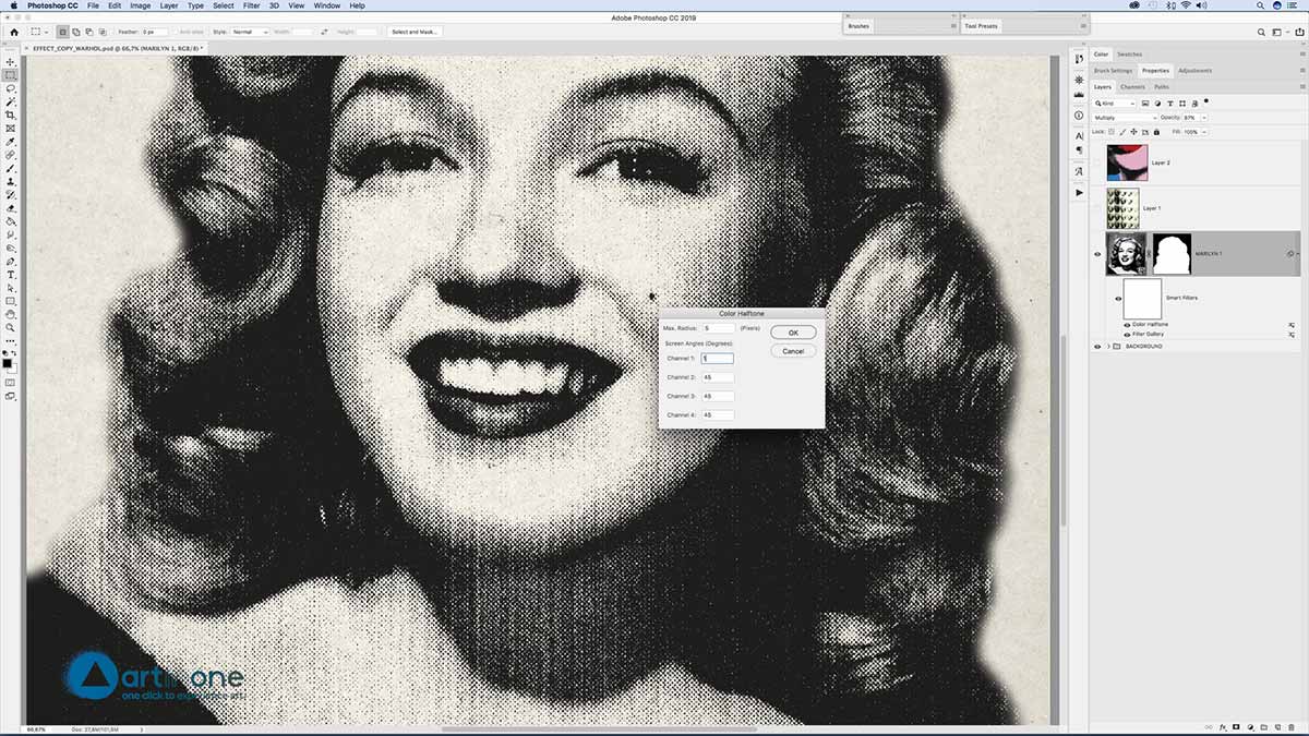 Andy Warhol Effect in Photocopy & Screen Printing