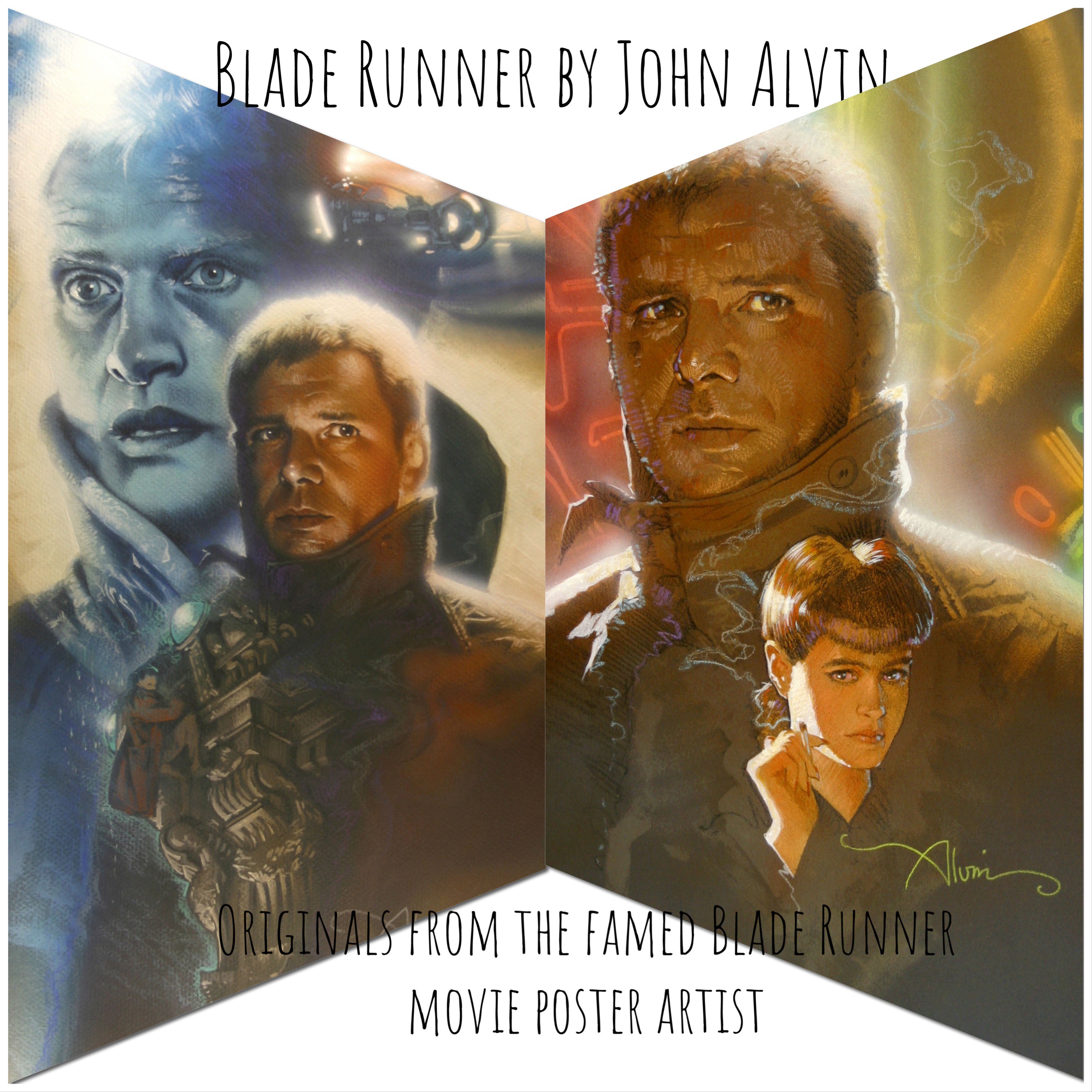 The Art of Blade Runner by John Alvin original blade runner art