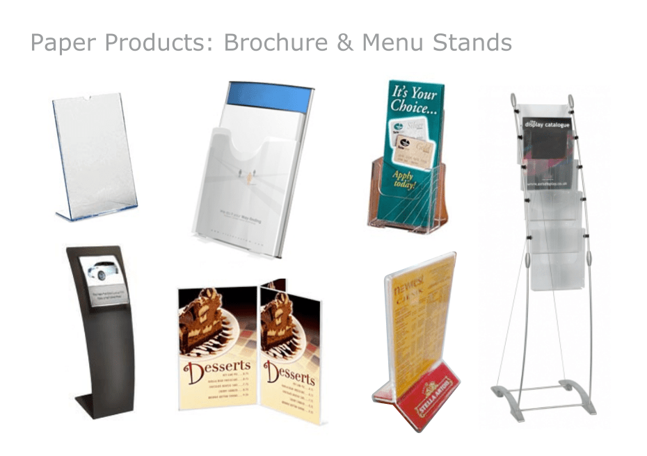 Paper Products Artio Signs