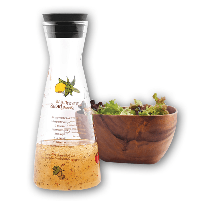 Glass Salad Dressing Shaker Artisan Cooking