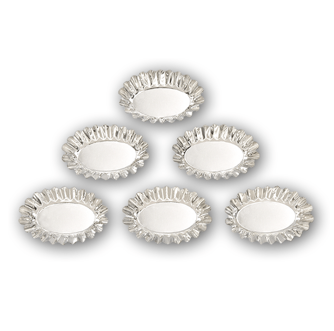 Oval Fancy Tins Set of 6 Artisan Cooking