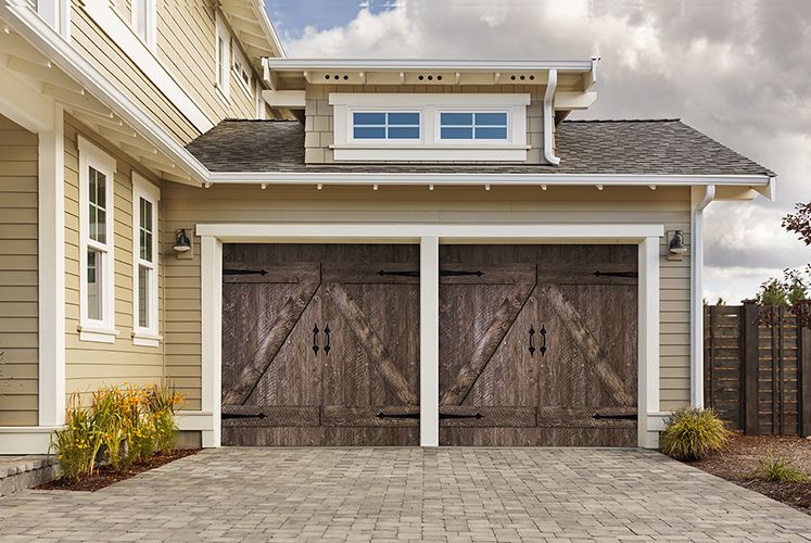 Farmhouse Garage Door Single & Double Door Options