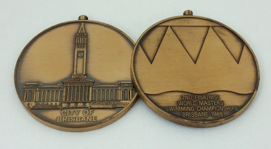 Sports Medal Restoration Swimming Medallions • Artisan Plating