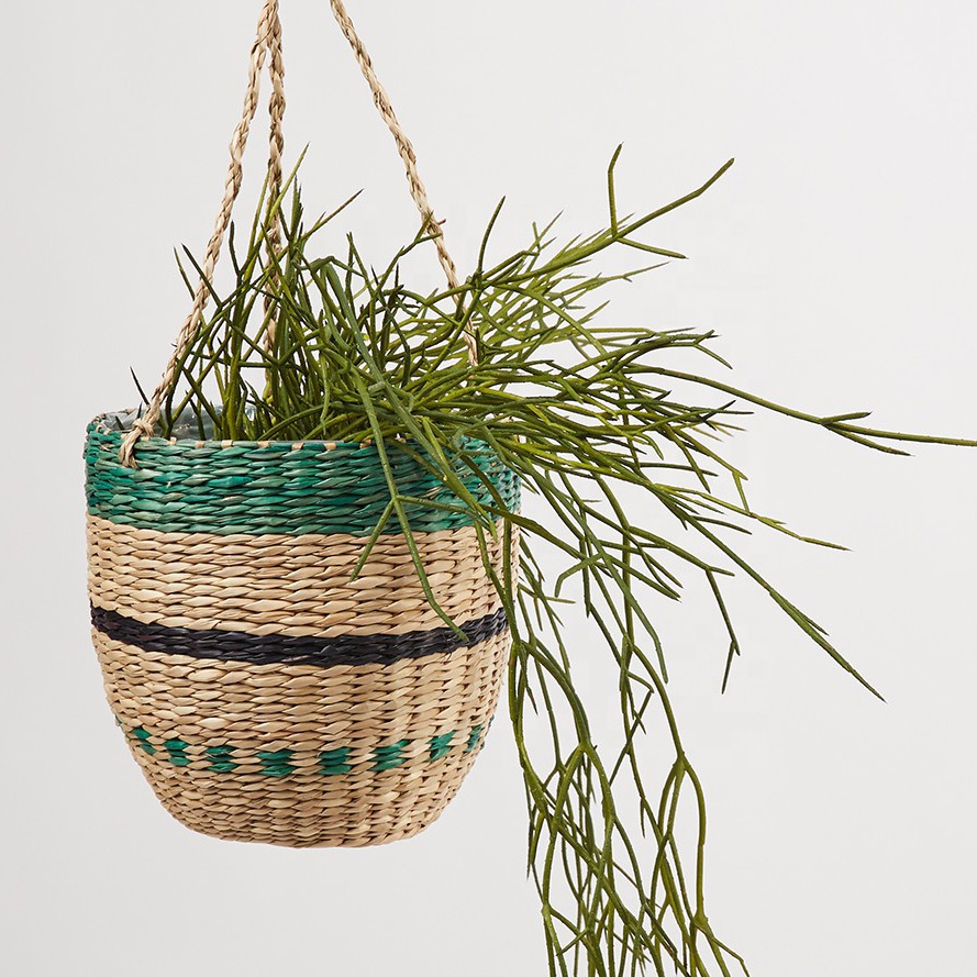 HPL006 Seagrass Hanging Planter ARTISANREE
