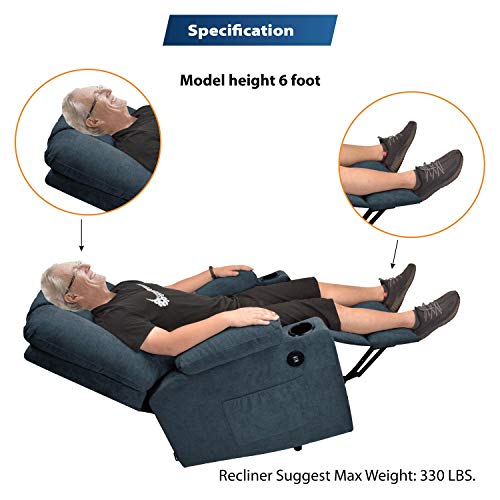 Maxxprime Free Moving Electric Power Lift Recliner Chair Sofa with