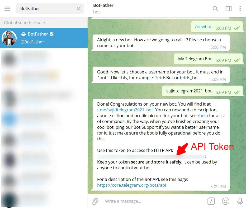 How to Create a Telegram Bot for Sending Notifications using PHP
