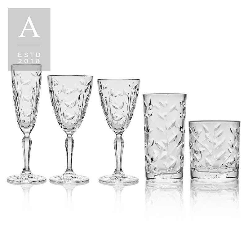 LAURUS GLASSWARE COLLECTION Artisan Tableware Co. Shop Tabletop