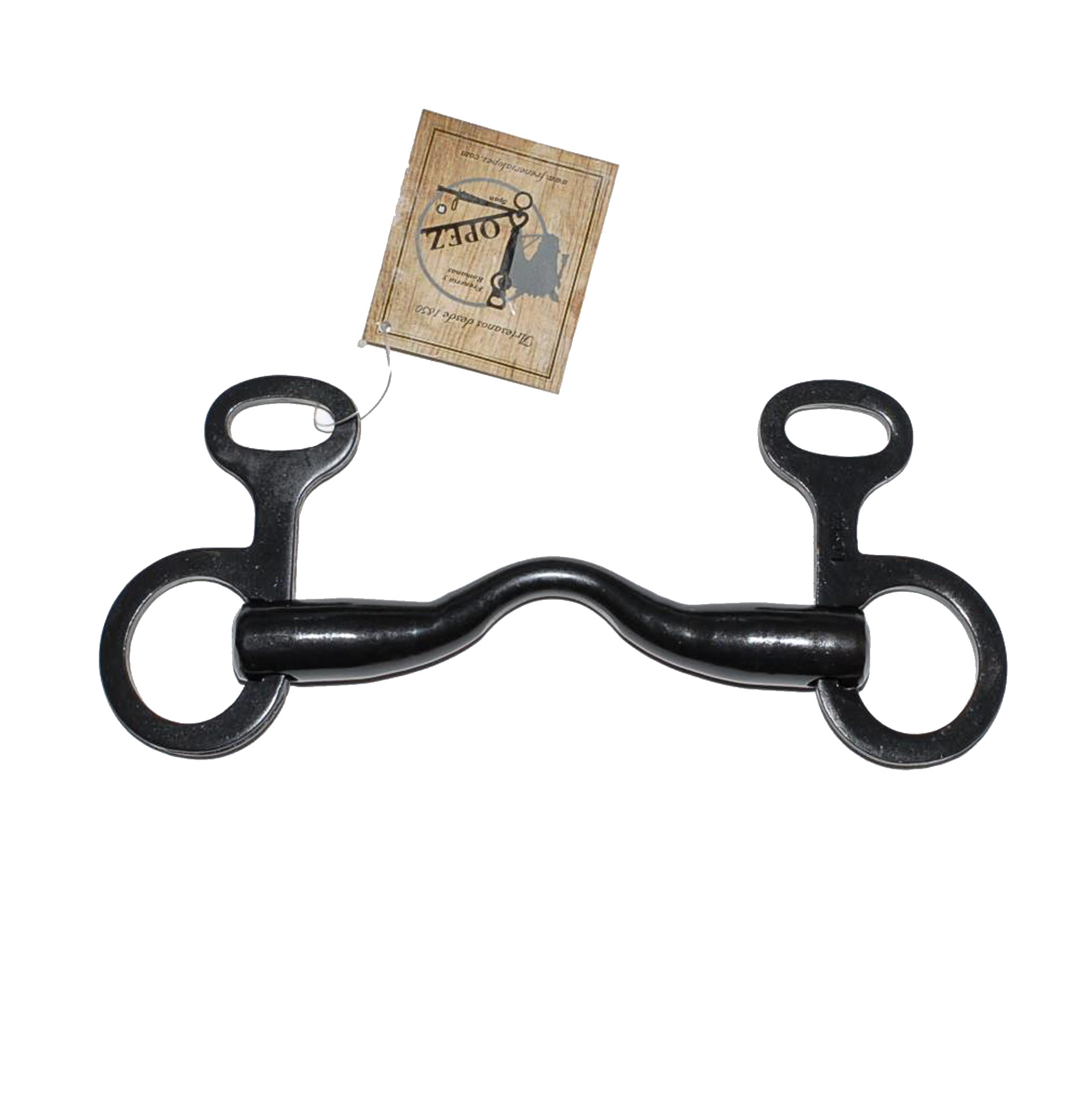 Baucher Spanish Snaffle Horse Bit by Lopez Artisan Tack