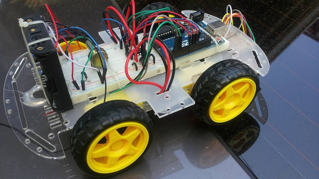 Make Arduino Line Follower Robot Car with Arduino UNO, L298N Motor