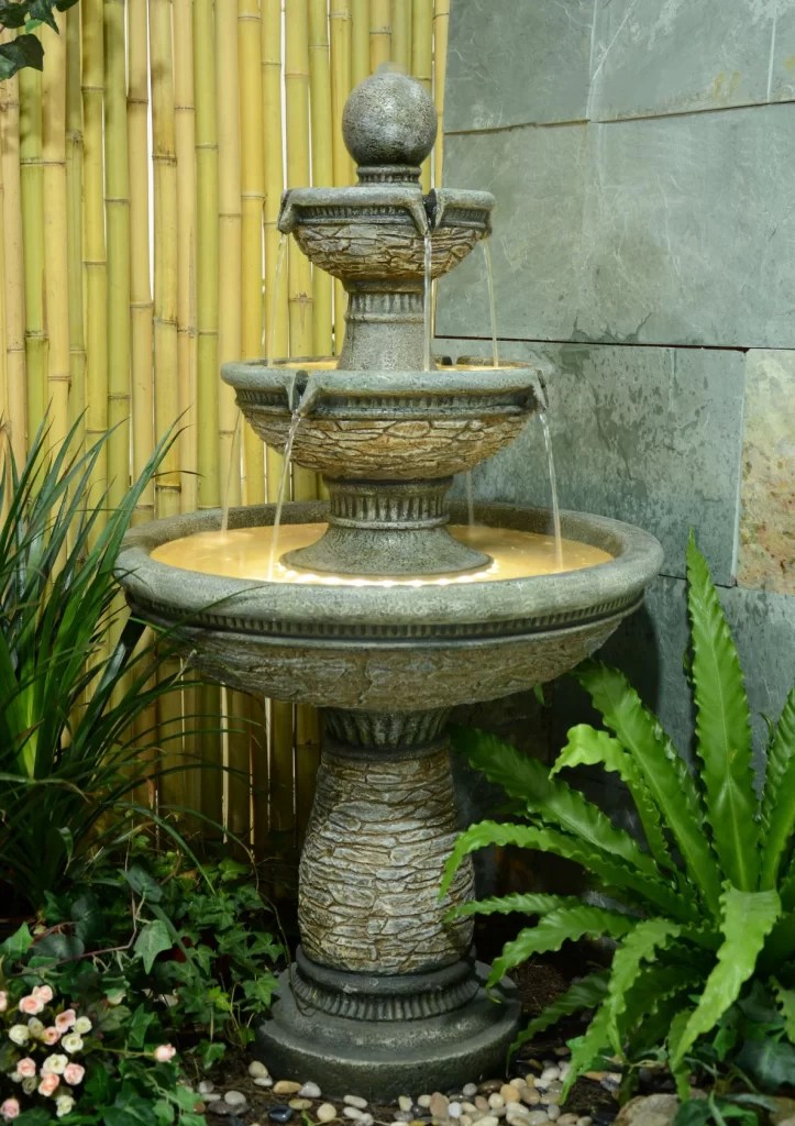 Easy Outdoor Water Features Artistic Garden