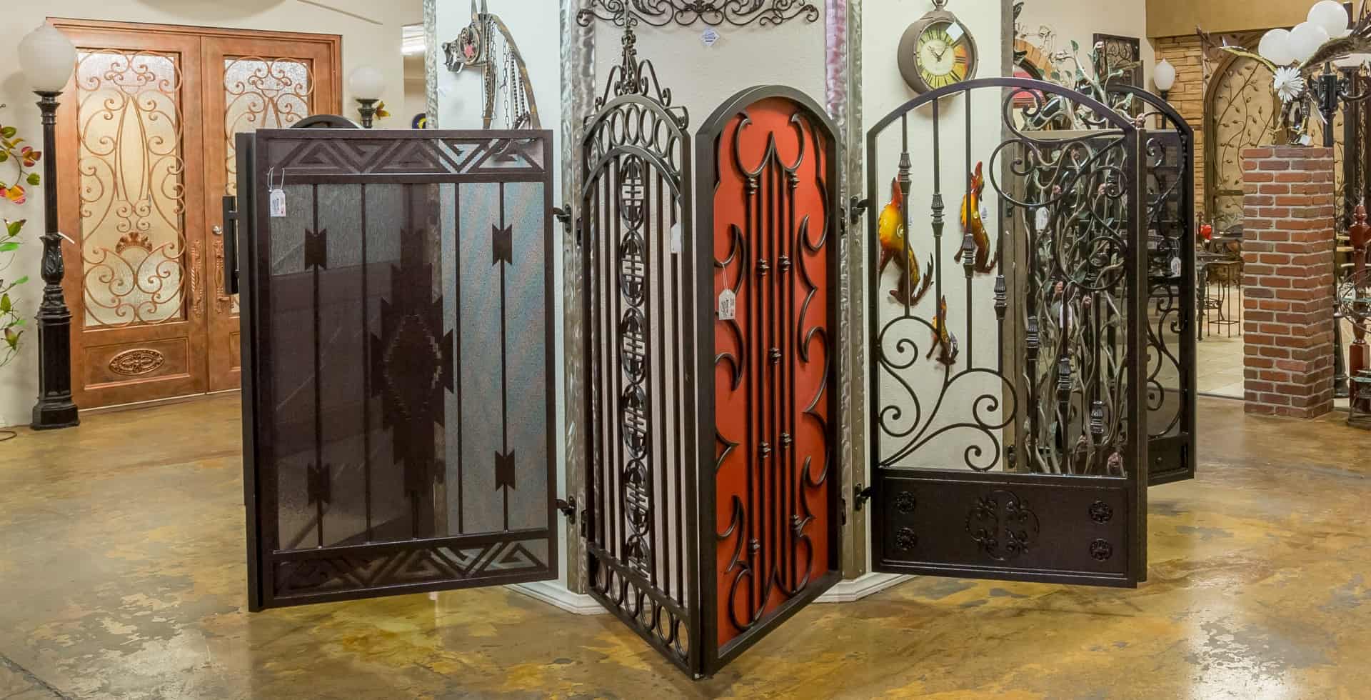 Decorative Indoor Iron Gates Shelly Lighting