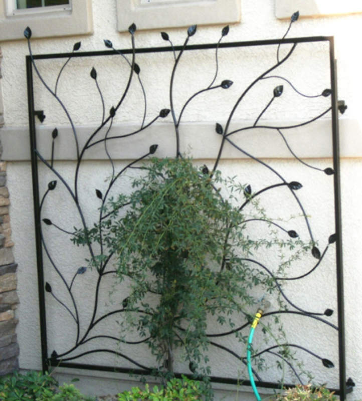 Wrought Iron Garden Trellises Las Vegas Artistic Iron Works