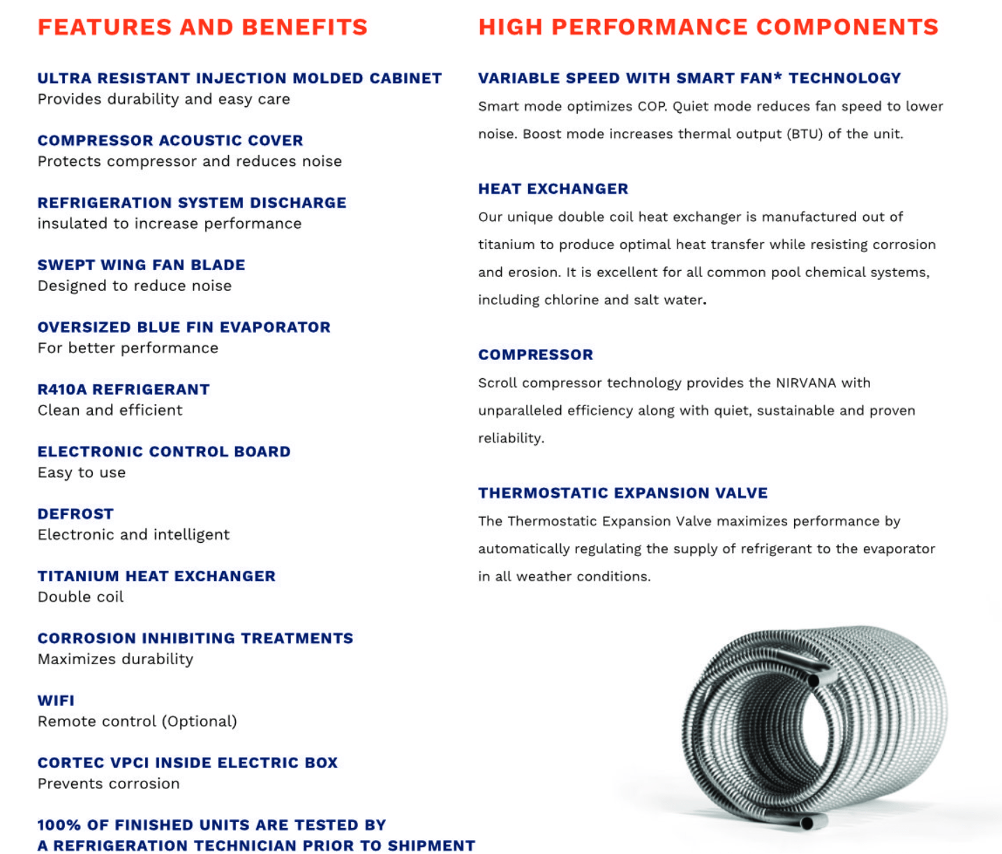Nirvana Heat Pumps | Artistic Pools