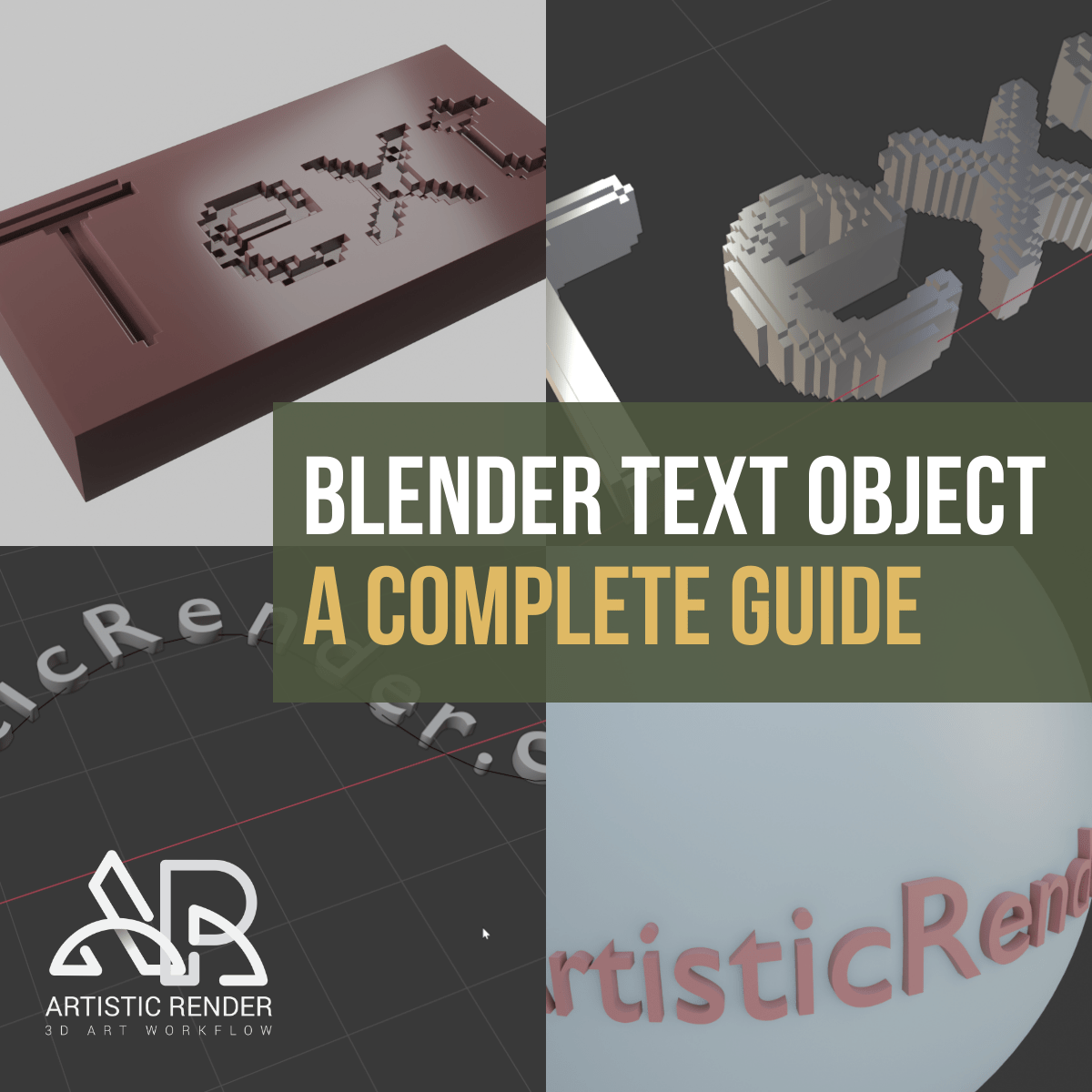 Blender text object A complete guide
