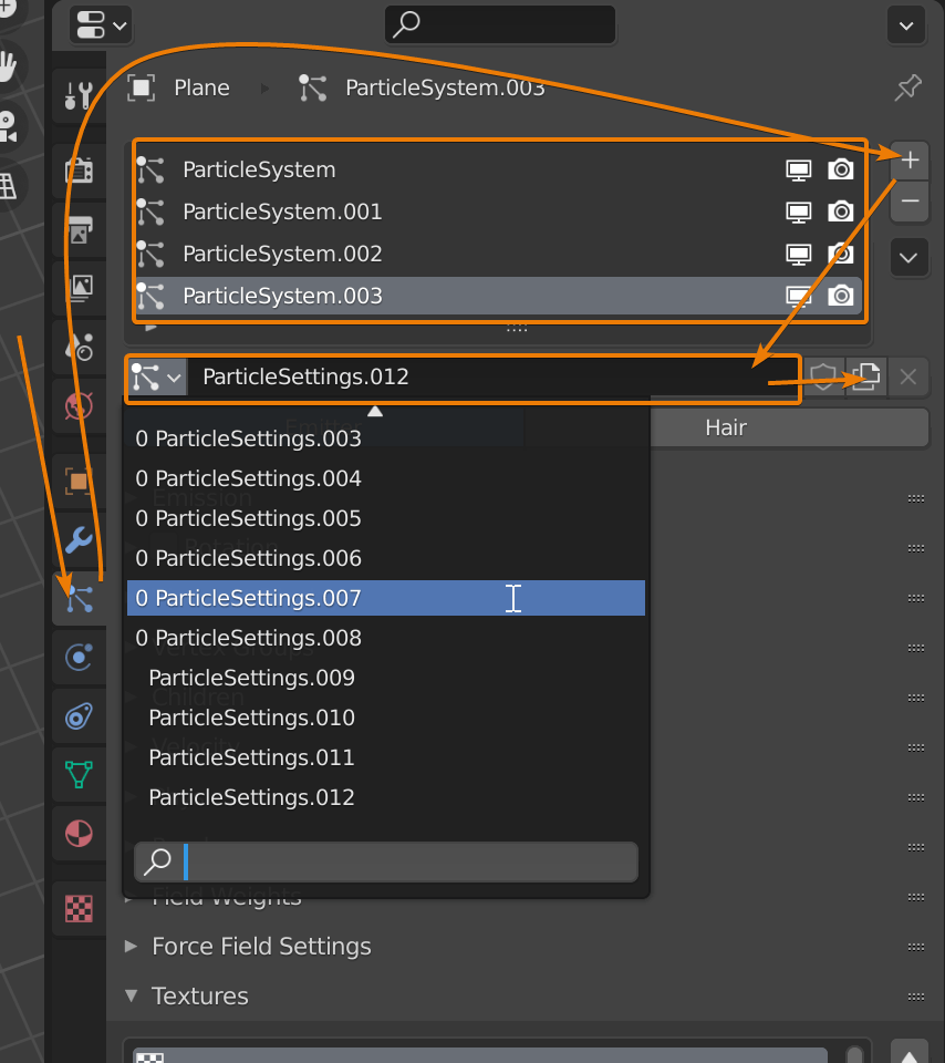 Blender Particle System