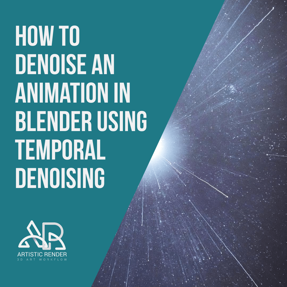 How to denoise an animation in Blender using temporal denoising