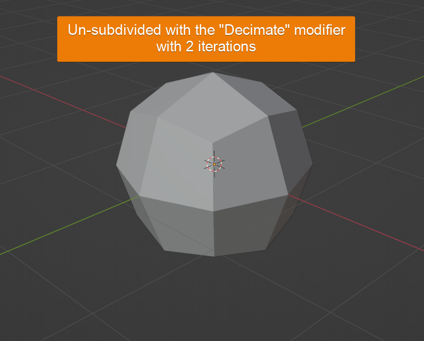 How to unsubdivide or undo subdivisions in Blender
