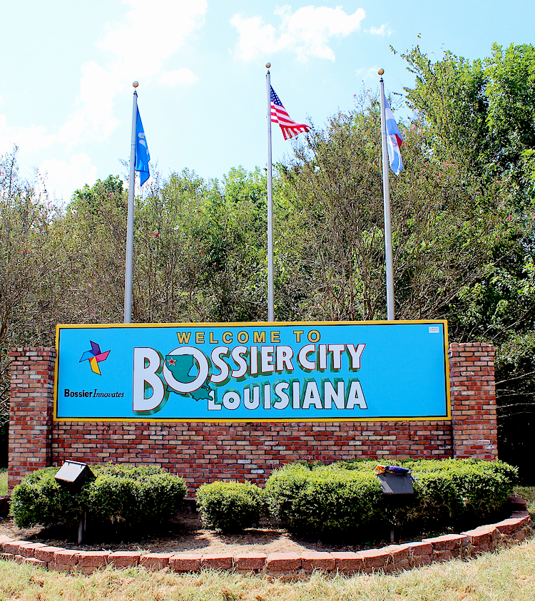Bossier City Sign Bossier, LA ARTISTIC SHARK
