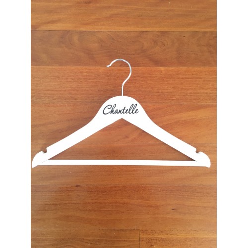 Child's White Coat Hangers
