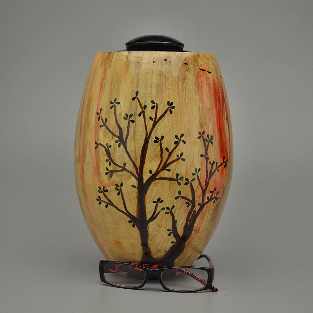Artistic Wood Urns Unique Cremation Urns, Wood Urns, Hand Turned