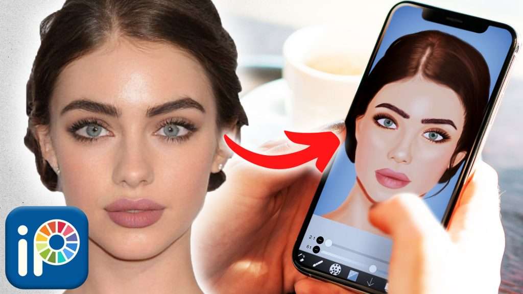 Complete Digital Portrait Drawing & Painting on Mobile Artists Floor