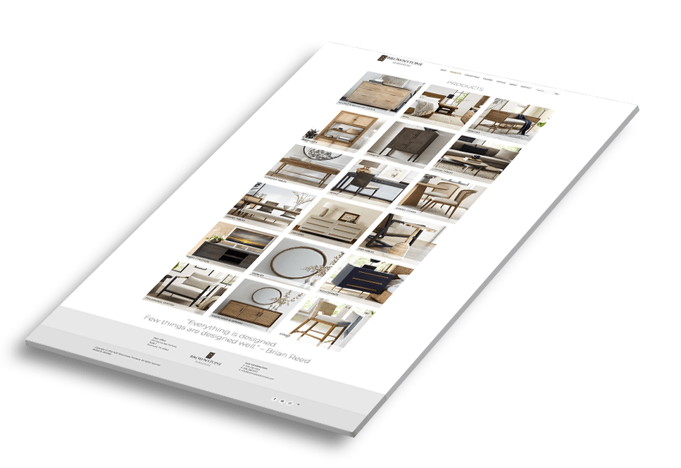 Artkade a fullservice ad agency ⁄ Brownstone Furniture