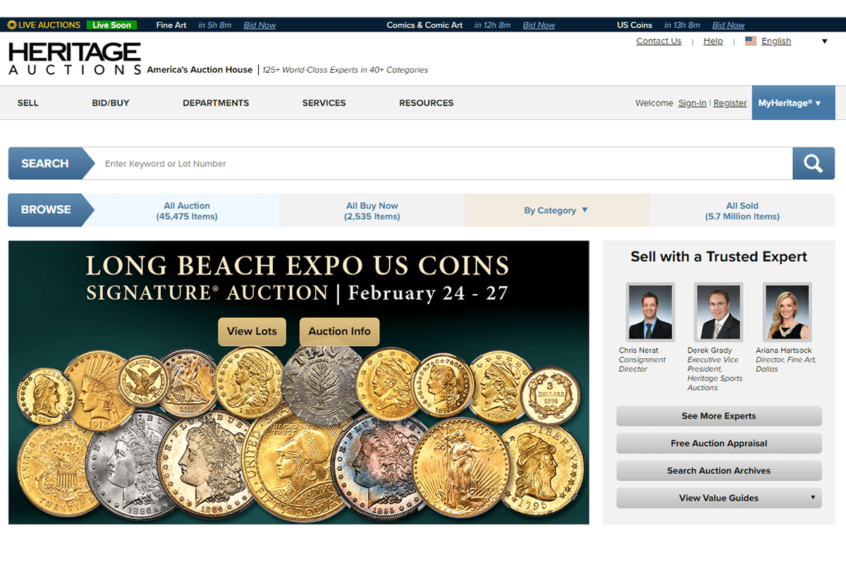 Best Online Art Auction sites