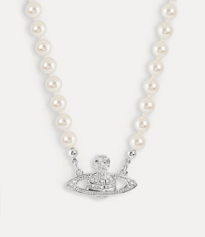 Vivienne Westwood Silver MINI BAS RELIEF CHOKER ARTLXRY