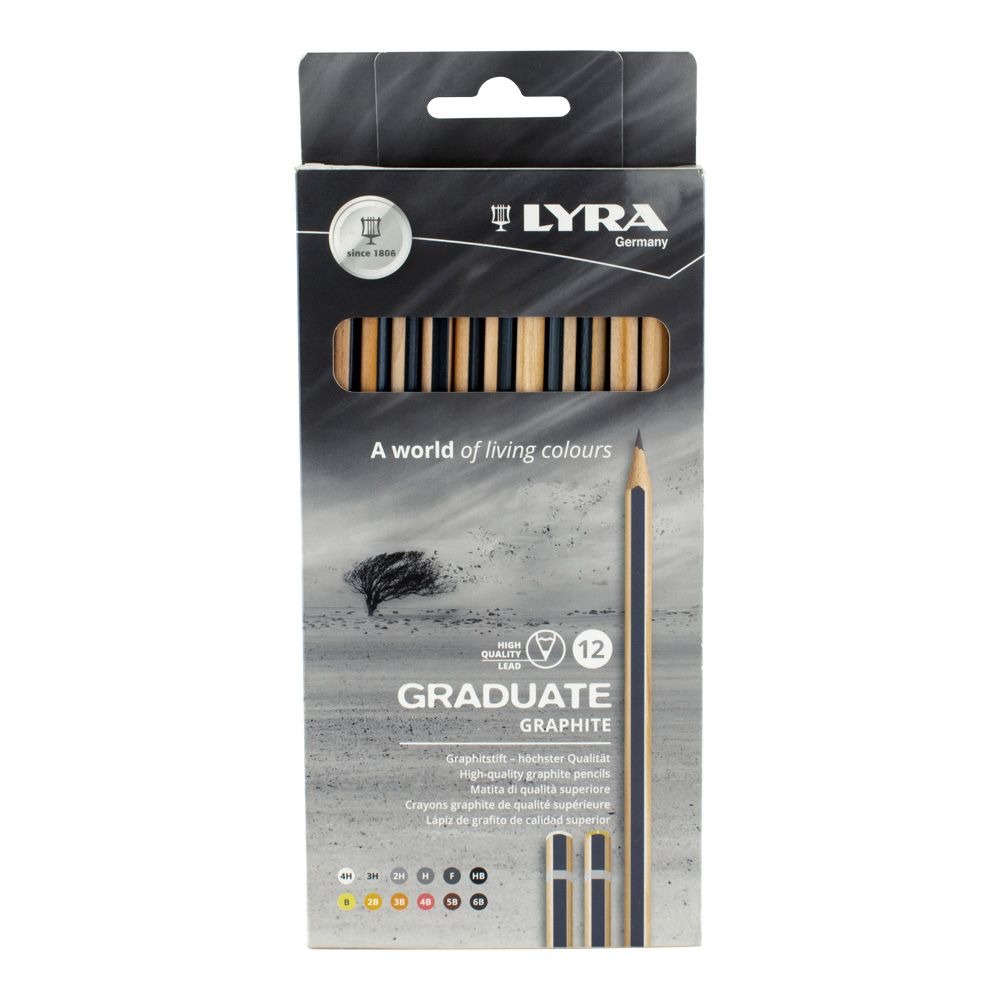 Lyra Graduate Graphite Pencil Set (12pc)
