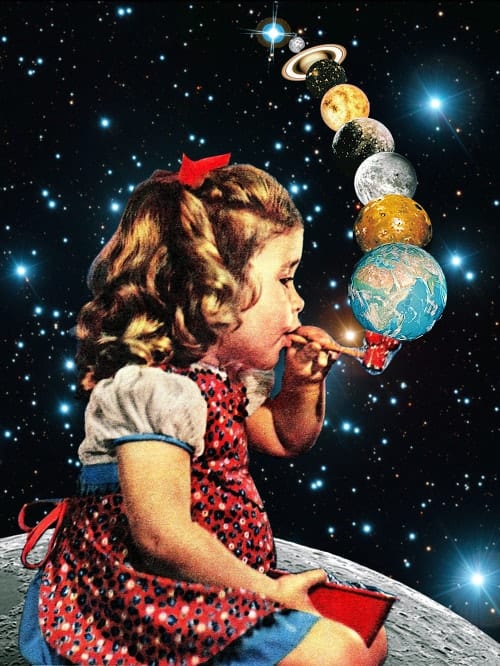 Digital Collage Art Artmejo
