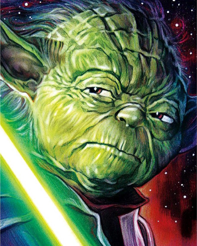 ️ Gwiezdne Wojny Yoda Malowanie Po Numerach Star Wars