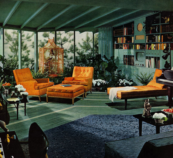 A Look at 1950′s Interior Design Art Nectar