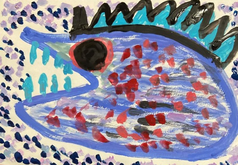 不思議な魚 アートの輪