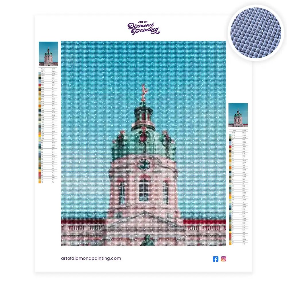 Charlottenburg Palace Berlin Diamond Painting Painting Diamond