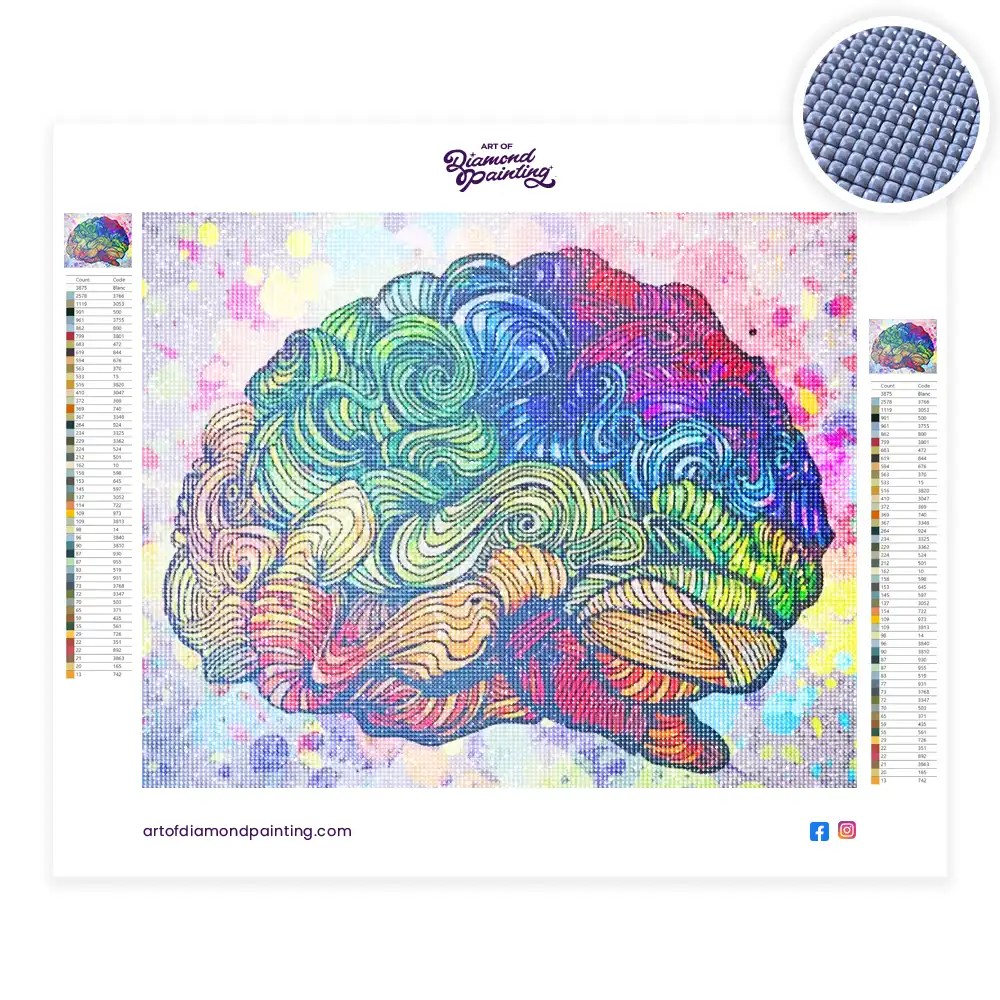 Brain Diamond Painting Painting Diamond Painting Kits