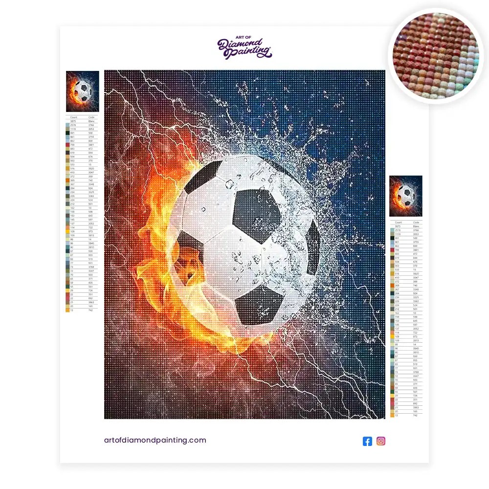 Football Diamond Painting Painting Diamond Painting Kits
