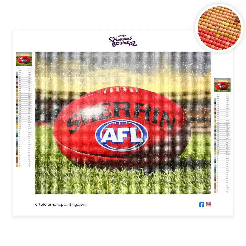 AFL Football Diamond Painting Painting Diamond Painting Kits