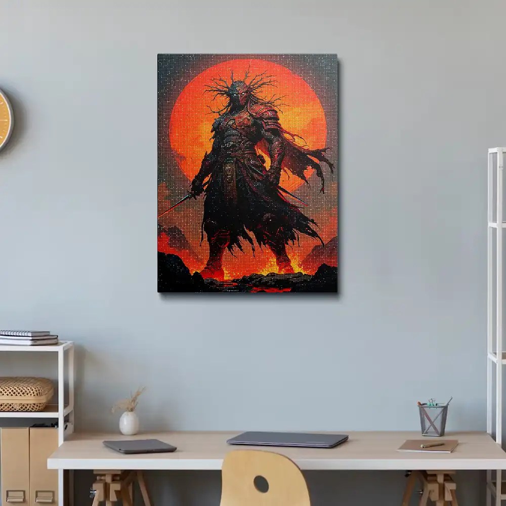 Samurai Ghost Painting Diamond Painting Kits