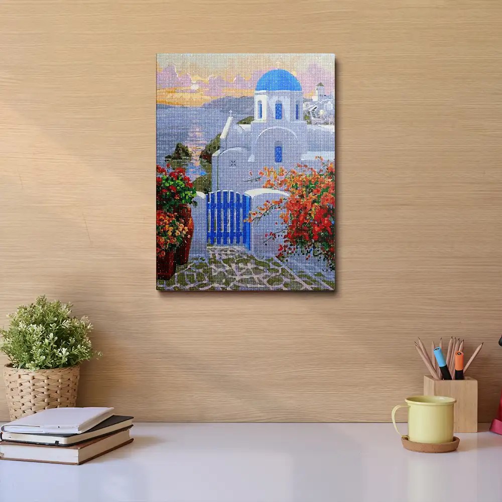 Greek Villa Diamond Painting Painting Diamond Painting Kits